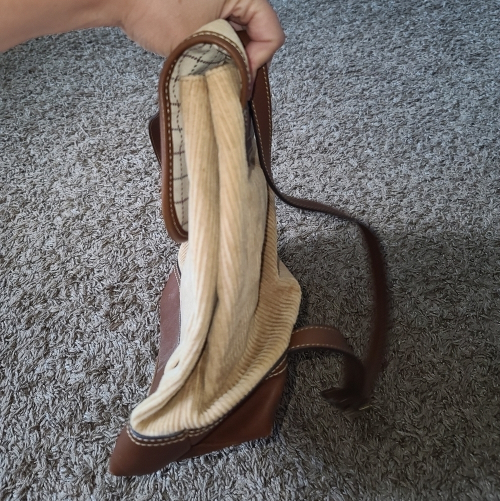 Vintage American Living Corduroy mini backpack tan - Picture 2 of 8